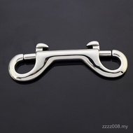Double Head Buckle Zinc Alloy Two Head Buckle Two-Way Lock Buckle Pet Leash Accessories 316 Stainles