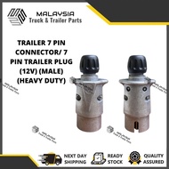 TRAILER 7 PIN CONNECTOR/ 7 PIN TRAILER PLUG (12V) (MALE) (HEAVY DUTY)