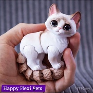 3d Printing Kitty Tail Joint Movable Children Gift Toy Model Car Decoration Cute Pet YU8X