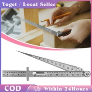 Taper Gauge / Welding Taper Gauge Feeler / Gap Taper Ruler / Gap Ruler / Gap Diameter Depth Measurin