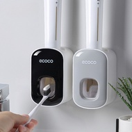 ECOCO Bathroom Wall-Mounted Toothpaste Dispenser Bathroom Accessories Waterproof 7 Styles Available