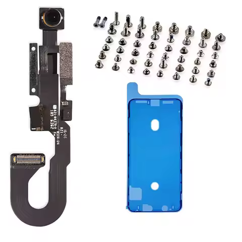 Front Camera Flex Cable With Mic Light Sensor For iPhone 7 7P 8 Plus Replacement Full Set Screw Set 