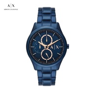 Armani Exchange Men's Dante Analog Watch ( AX1881 ) - Quartz, Blue Case, Round Dial, 20 MM Blue Stai