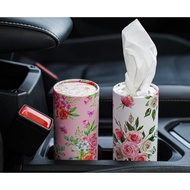 Tissue Paper 2Ply Soft Car Tissue Box Eco-Friendly Cylinder Tissue Box for Car Tissue Box Holder