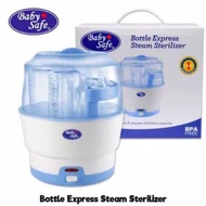 Baby Safe 6 Bottles LB317 Express Steam Sterilizer + Babysafe LB 317