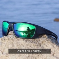 แว่นกันแดดตกปลาโพลาไรซ์ใหม่ KDEAM สำหรับผู้ชายและผู้หญิง กรอบ TR90 สบาย ดีไซน์กันลื่น แว่นตาสปอร์ต