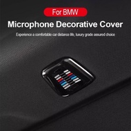 Stainless Steel Roof Microphone Cover Trim for BMW 1 3 5 6 7 Series X1 X3 X4 X5 X6 X7, Interior Deco
