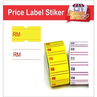 RM / Harga / Price Label Tag Sticker RM 1Y Sticker Harga Labeller Machine MX5