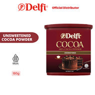 Delfi 100% Natural Cocoa Powder 180g (Unsweetened) (Halal)