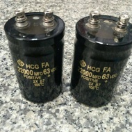 Capacitor 22000mfd63vdc Full Quality 1 New Product Height 8cm.chubby 5cm. (1pcs)