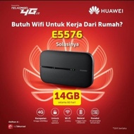 TERBARU Modem Huawei E5576 Mifi Modem Wifi 4G Unlocked Free Tsel 14GB