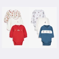 Ready Stock UK next Baby Boy Baby Child Baby Red Animal Princess All-Match Pure Cotton Long-Sleeved 