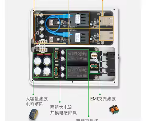LHY EFI Audio dedicated optoelectronic isolator network signal noise purification filtering linear p