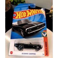 HOT WHEELS - '69 CAMARO CONVERTIBLE (2022, BLACK)