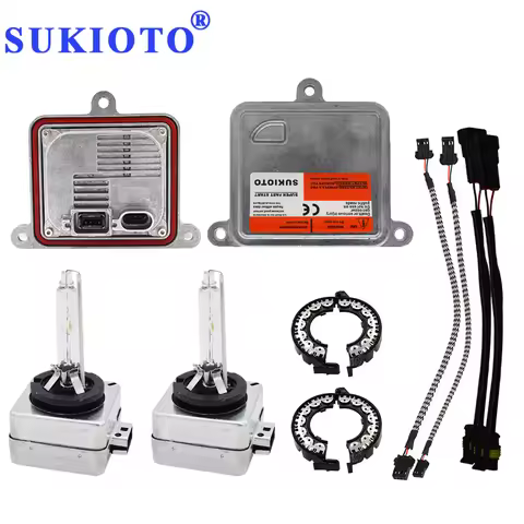 SUKIOTO Genuine JAPAN XENON D1S HID Kits 55W 6000K 4300K 5000K Canbus D3S HID Kit Xenon Computer D1S