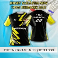 MALAYSIAN OPEN DENMARK 2022 JERSEY FULL PRINTING