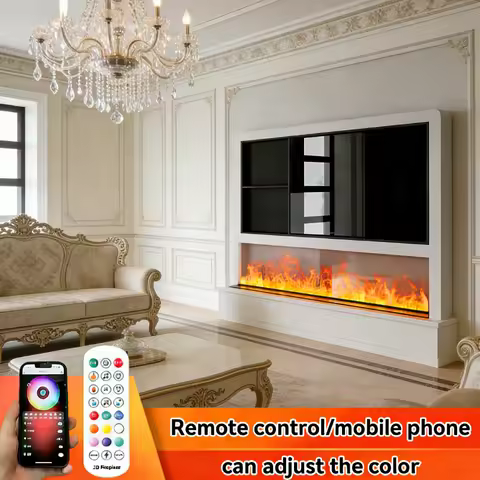 Water Electric Fireplace 3D Remote Control APP Interior Decoration Steam Fireplace Mist Fireplace Em