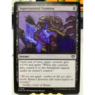 MTG - Supernatural Stamina (Commander Masters) - {Common - Black}