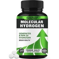 H2 Molecular Hydrogen Water Tablets with Magnesium,120 Tablets Fast-Dissolving H2 Molecular Hydrogen