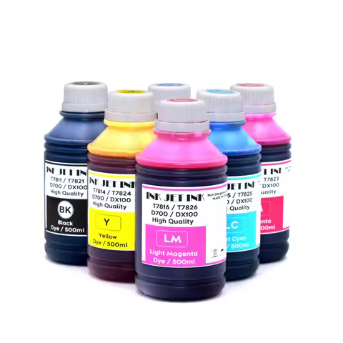 1PC 500ml For Epson PP-100 PP-50 Color Vivid Printing Dye Ink Refill Kit for Epson PP100 PP50 PP-50N