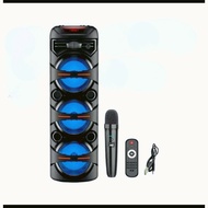 ZQS 8302/8301 SPEAKER KARAOKE/ BLUETOOTH USB /AUX Portable LED Rechargeable Bluetooth Bass Speaker S