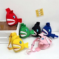 Korean Style Children's Bags New Cute Little Shark Fashion Baby Mini Crossbody Bag Boys Chest Bag Fashion Girl Backpack 0lae