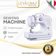 LEVINOVAZ 12 Sewing Portable Mini Sewing Machine YASM-505A Pro