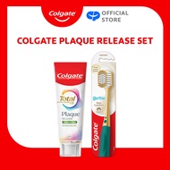 Colgate Gentle Gum Expert Toothbrush 1's + Total Plaque Release Reviving Cool Mint Toothpaste 95g