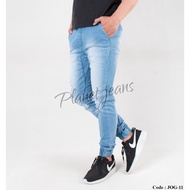 Ripped Jogger Pants Ripped Jeans Material Knee Ripped JOG11