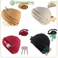 INTERESTING 1/4PCS Turban for Men, Head Wrap for Men & Women Turban, Sleep Cap Turban Silk Satin Lin
