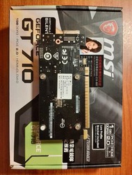 MSI微星 GT710 1GD3 PCIE 顯示卡 有盒有保固