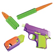 4 PCS Fidget Toys Set,3D Printing Fidget knife Toy and Pistol Toys,Fidget Toys Adults and Kids,Senso