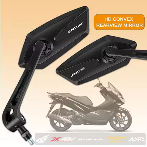 For PCX HONDA PCX125 PCX150 PCX 150 ADV150 TRANSALP Square Motorcycle Mirror Adjustable Rearview Mir