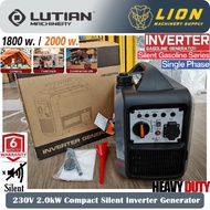 LUTIAN 2000Watt/2.0kW Compact Silent Inverter Generator LT1800is - Heavy Duty - 6 Months local Warra