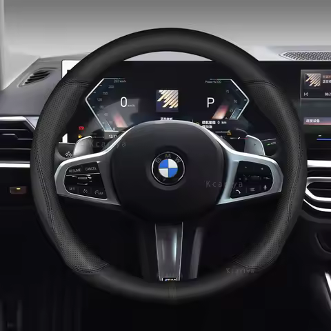 Carbon fiber Car Steering Wheel Cover For BMW M X3 X5 X6 G01 G02 G20 E90 E91 E92 E39 E46 F01 F02 F10