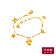 CHOW TAI FOOK Disney Classics 999 Pure Gold Bracelet - Minnie Mouse R17855
