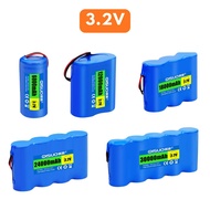 3.2V 6.4V 12.8V 32700 32650 LFP LiFePO4 Battery Pack Rechargeable Solar Light Battery with Protectio