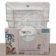 Gex Harmony 450 + Kandang Hamster Landak Reptil Akrilik 450 Plus Japan
