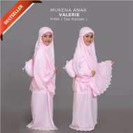 Mukena Polos Anak Usia 5-7 Tahun Bahan Adem Motif Valerie Cantik