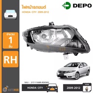 ไฟหน้า HONDA CITY ปี 2009-2012 ยี่ห้อ DEPO (217-1168L-RDEM2 217-1168R-RDEM2)