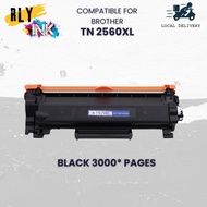 100% Compatible Brother TN-2560 TN2560XL High-Yield Toner Cartridge for HL-L2460DW DCP-L2640DW &Chip