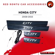 Honda City 2008-2015 Side Step Sill / Door Sill Plate with LED, exterior car accessories