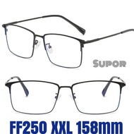 Produk Terbaru Ff250 Frame Kacamata Pria Lebar Lensa 63 Paling Besar Buat Minus Progresif Ukuran Xxl