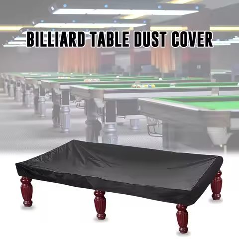 Waterproof&Sunproof Pool Table Cover 210D Oxford Dust Protector for 7/8/9FT Billiard Tables Duty Out
