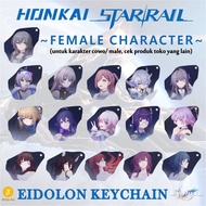 GANTUNGAN Eidolon Honkai Star Rail Female Character Keychain Anime Game HSR Kafka Acheron Cyrene