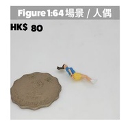 Figure 1-64  1/64 停車場 街道 場景 配件， 合 Tomica Hotwheels Majorette 