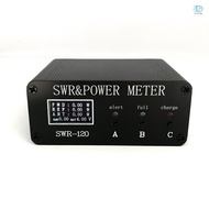 Power Watt Meter 1.8mhz-50mhz 0.5w-120w Meters Power Watt Swr Hf Meters 0.5w-120w Meter Oled Display