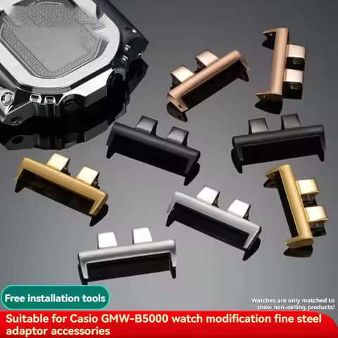 Watchband/watches Modification Connector For CASIO GSHOCK GMW-B5000 GM-B2100 Stainless Steel Adapter