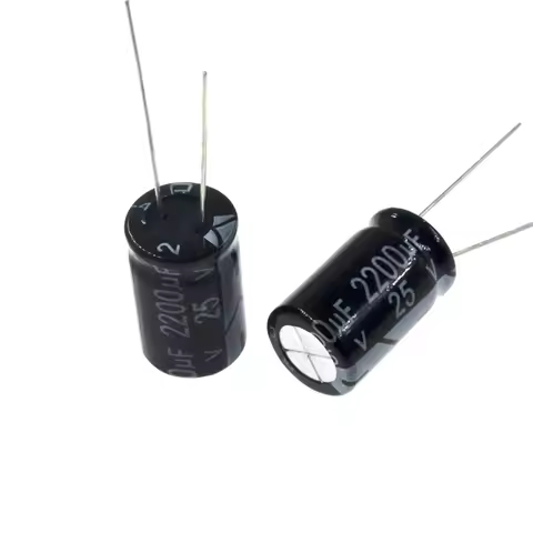 10pcs 2200uF 25V 2200MFD 25Volt 10*25mm Aluminum Electrolytic Capacitor Radial 2200mf25v 2200uf25v 2