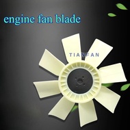 For Hyundai R60-7 80-7 Fan Leaf  for Yanmar 4TNV98/94 Engine 7 Leaf Fan Leaf Excavator Parts